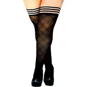 Kix'ies Seksikkäät Sukat Tiffany, musta