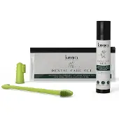 Kooa -hammashoitosetti koirille: hammasharja, silikoninen sormiharja ja hammasgeeli (50ml)