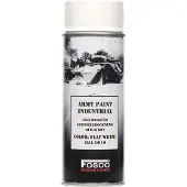 101 Inc Fosco Army Paint Spray 400ml (Color: White RAL 9010)