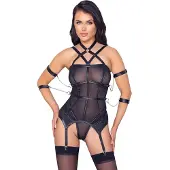 Cotelli collection Bondage BONDAGE BASQUE - SVART