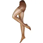 Lindex Comfort Waist Semi Shine Tights 15 Denier - Brown - L