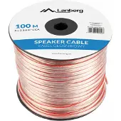 Lanberg Kaiutinkaapeli 2x 2.5mm² (100M) Transparent
