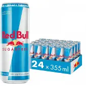 Red Bull 24x Energiajuoma, 355 ml, Sokeriton