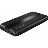 Natec Trevi Slim Q Powerbank 10000 mAh QC and PD - Musta