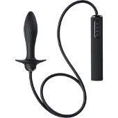 Anal Fantasy Auto-Throb Pumpattava Värisevä Anustappi 13 cm - Black
