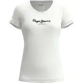 Pepe Jeans Paita 'Virginia' musta / valkoinen