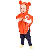 Den Goda Fen Bobbo Cape - Red - 86-110