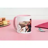 Smartphoto Värillinen muki Roosa