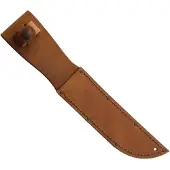 Ka-Bar Full-Size Plain Brown Leather Sheath