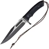 Rambo Knives Rambo Last Blood 9416 Bowie Two Tone 3Cr13, Black Polymer Handle, fixed knife, Dietmar Pohl design