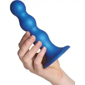 Strap-On-Me DILDO PLUG BALLS METALLIC BLUE - L