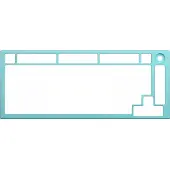 Glorious PC Gaming Race GMMK Pro Top Frame - Aqua Blue