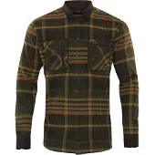 Härkila Pajala Shirt Men Green/Brown M