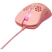 Deltaco Gaming GAM-108P ultrakevyt pinkki RGB pelihiiri