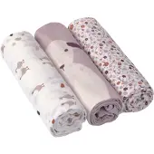 Lassig Heavenly Swaddle Viltit 80x80, MultiFlowers