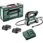 Metabo akkukäyttöinen voiteluaineruisku FP 18 LTX; 18 V; 2x2,0 Ah akku.; kuljetuslaatikolla