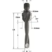 Cmt Puuporanterä ; S=M10/11 mm; D=5x30 mm