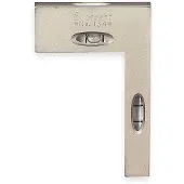 Starrett -ristikoetesti ja luoti, valurauta, satiininikkelipinta, tarkkuusty kalu koneiden asennukseen, 3x0,5x0,5 tuumaa, 24 30 minuutin tarkkuus