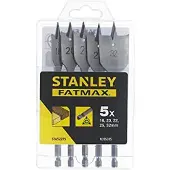 Stanley Litteäteräsarja puulle FatMax; 16-32 mm; 5 kpl.
