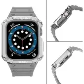 INF Kellon ranneke PC/TPU Musta Apple Watch 1-7 Gen 42/44/45 mm Monivärinen