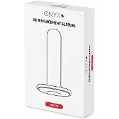 Kiiroo Onyx - masturbaattori hihanauha - tiukka istuvuus - 3 kpl - valkoinen