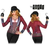 Atosa Pirate T -shirt Custom Punainen XS-S
