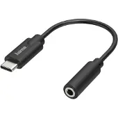 Hama Audioadapteri, USB-C uros - 3,5 mm jakkiliitin naaras, Stereo