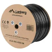 Lanberg LCU5-30CU-0305-BK, 305 m, Cat5e, U/UTP (UTP), Musta