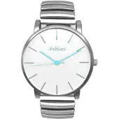 Shopalstore Kello - Arabialaiset - DBA2272T - Kvartsi - Teräs - 36 mm