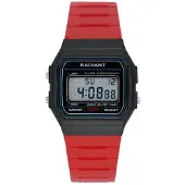 Radiant Naisten Kello - - RA561602 - Kvarts - Punainen Silikoniranneke - Mineraalilasi