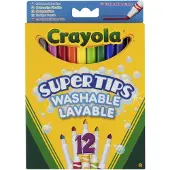 Crayola pestävät huopakynät, 12 kpl
