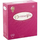 Asha International Ormelle Female Condom - Naisten kondomi, 5 kpl, esiliukastettu, lateksi, sisäinen kondomi, elektronisesti testattu