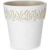 Stefanplast Self-watering pot Gaia Valkoinen Muovinen (29 x 29 x 29 cm)