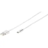 Vivanco USB-C Nylonkaapeli 1,5m