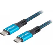 Lanberg USB-C Kaapeli 100W 8K - USB4 Kaapeli - 0.5m