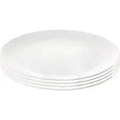 Aida Relief - Dessert Tallerken Porcelæn White 4 Stk 20 Cm Gaveæske - White - Ø 20 CM