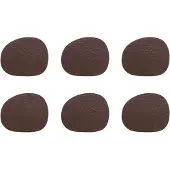 Aida RAW Buffalo lasinaluset, 6 kpl, ruskea