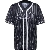 Karl kani Varsity Striped Baseball Lyhythihainen V-aukkoinen T-paita