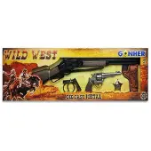 Cpa Toy Wild West revolveri + kivääri nallipyssysetti