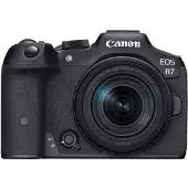Canon EOS R7 + RF-S 18-150mm F3.5-6.3 IS STM + EF- R, 32,5 MP, 6960 x 4640 pikseliä, CMOS, 4K Ultra HD, Kosketusnäyttö, Musta