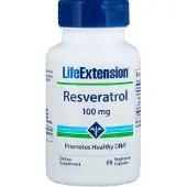 Life Extension Resveratroli, 100 mg - 60 kapselia