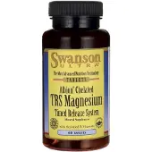 Swanson Health , Albion Magnesium Glycinaatti Aktivoituneiden B Vitamiinien Kanssa, 200 mg, 60 Tablettia