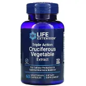 Life Extension Kolmoisvaikutteinen ristikukkaisvihannesuute - 60 kapselia