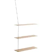 Woud Stedge 2.0 lisähylly 80 cm, valkolakattu tammi