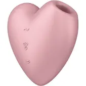 Satisfyer Cutie Heart Light Red Paineilmavibraattori