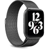 Puro MILANESE STAINLESS STEEL BAND FOR APPLE WATCH 42-44-45-46-49MM BLACK (PUMILAW44BLK)