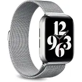 Puro Milanese Magnetic Band - Stainless Steel Strap for Apple Watch 42/44/45/49 mm (silver)