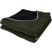 Petromax Smoky Wool Blanket, viltti, vihreä/musta
