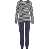 Vivance Pyjama marine / valkoinen