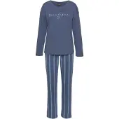 Vivance Pyjama sininen / valkoinen